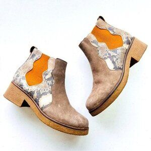 Casta Western Snake Skin Boots 38